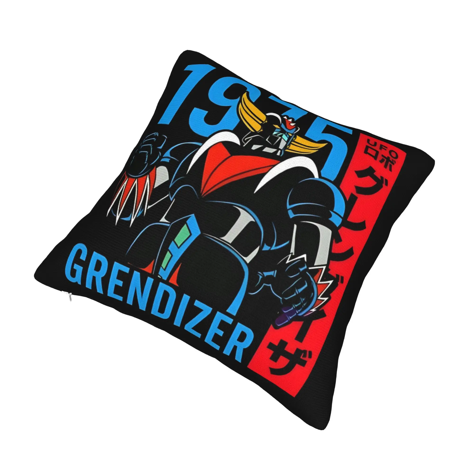 Goldorak Grendizer Goldrake UFO Robot Pillow Case Decoration Nordic Mechanical Warrior Cushions for Sofa Square Pillowcase