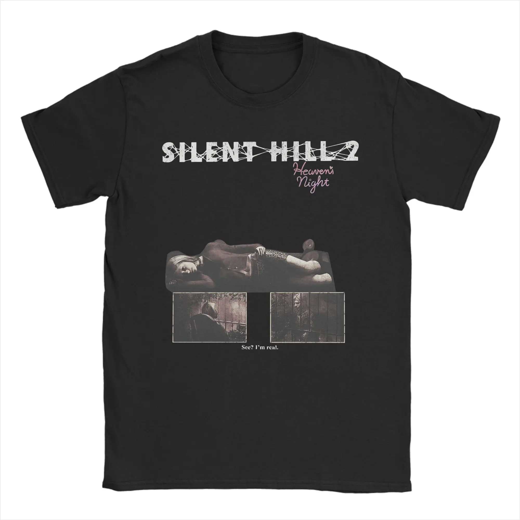 Silent hill 2 jogo t camisa masculina streetwear 100 algodão t camisas praia respirável na moda legal camisetas soltas roupas de tamanho grande
