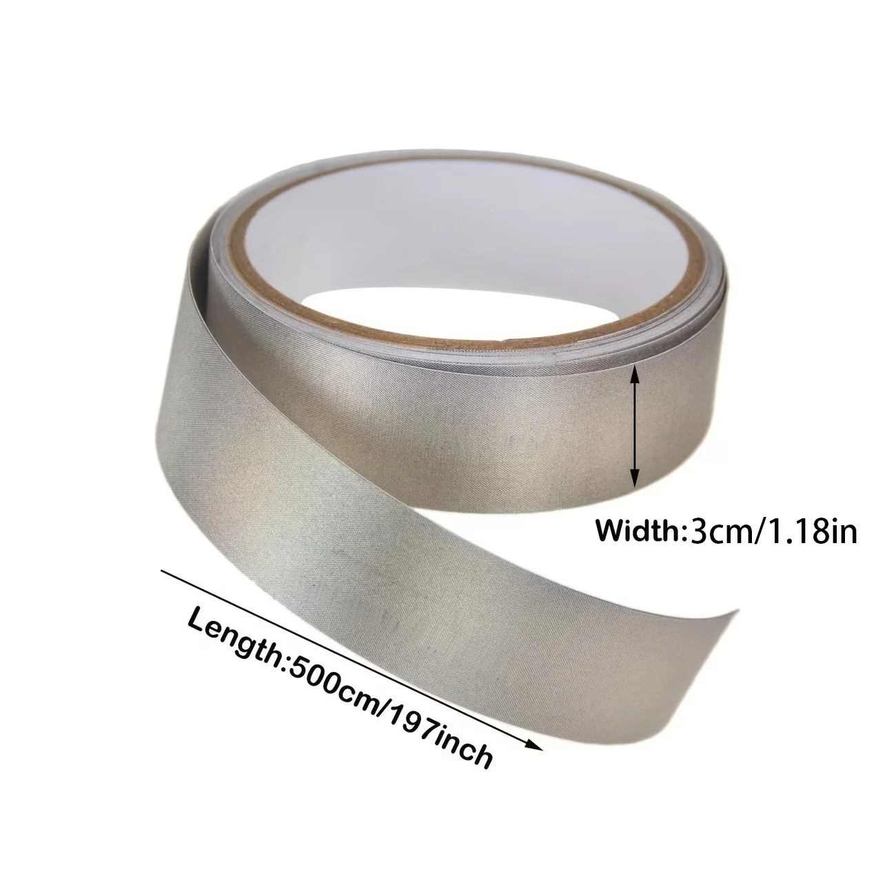 Conductive Faraday Fabric Tape, for Electrical Connection, Grounding, Shielding, Display Repair, Cable Interference Shielding
