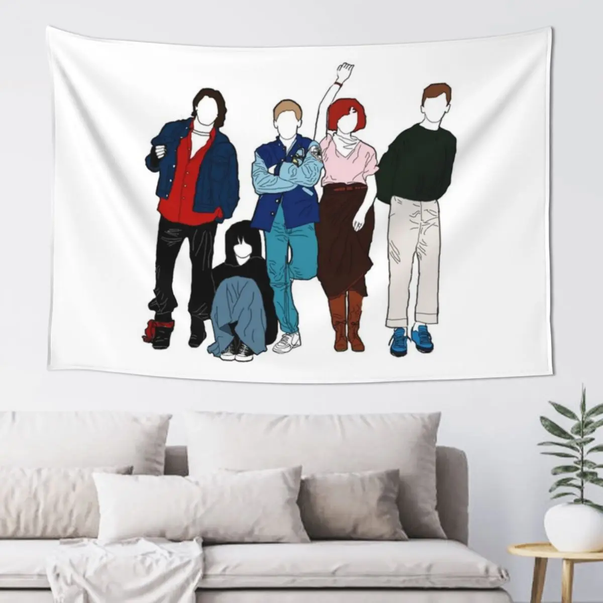 

Breakfast Club Tapestry Home Decorators Carpet Wall Aesthetic Room Decorations Room Decore Aesthetic Tapestry