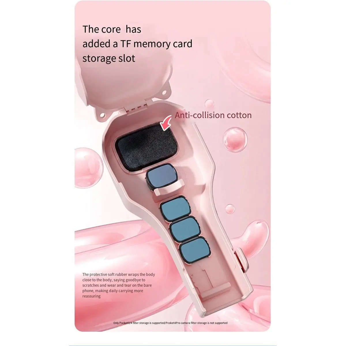 11·11COUPON For Pocket 4Pro/4/3 Protective Case Action Camera Filter Case for Pocket 4Pro Accessories Cover