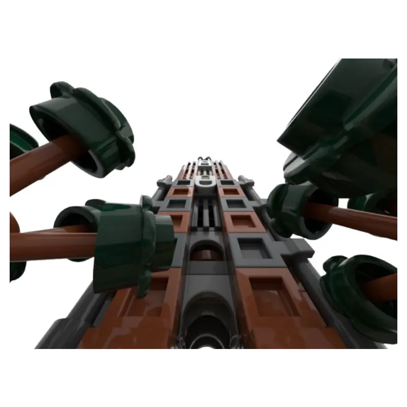 MOC-185023 340 pièces Architecture moderne bricolage petite assemblage de particules bloc de construction jouet modèle cadeau