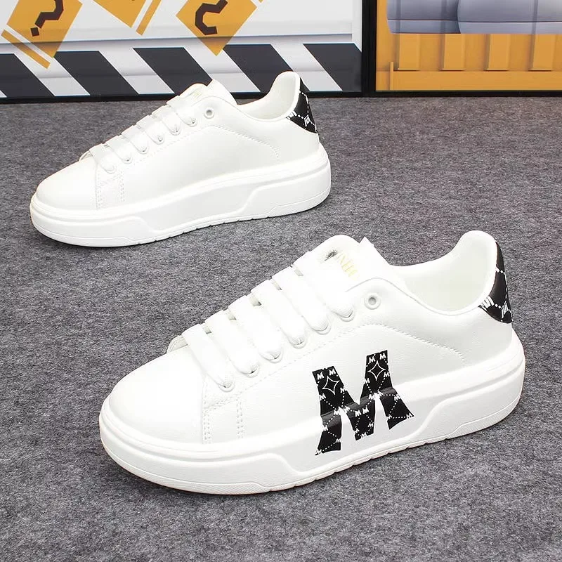 Luxury Brand Design Sneakers For Men Fashion Korean version Letter Printing Board-shoe Soft Lightweight Women Walking Shoes