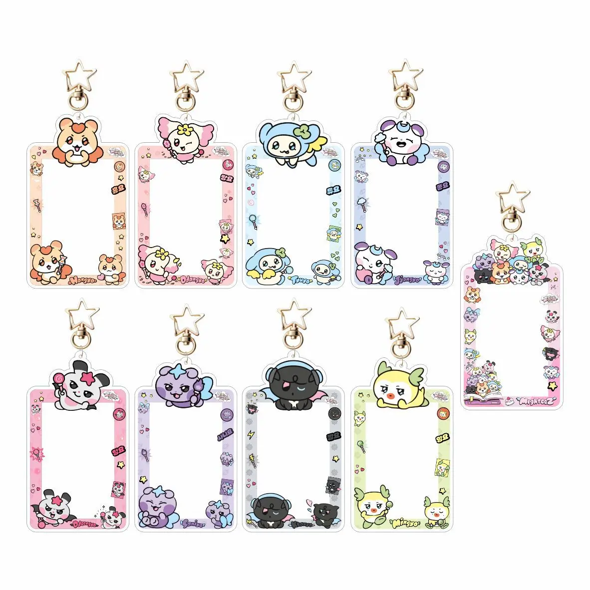 KPOP Idol Mighteez Album Merch Schlüsselanhänger für Damen Herren ANITEEZ Kawaii Acryl Schlüsselanhänger Halter Geschenke Auto Tasche Charm Zubehör