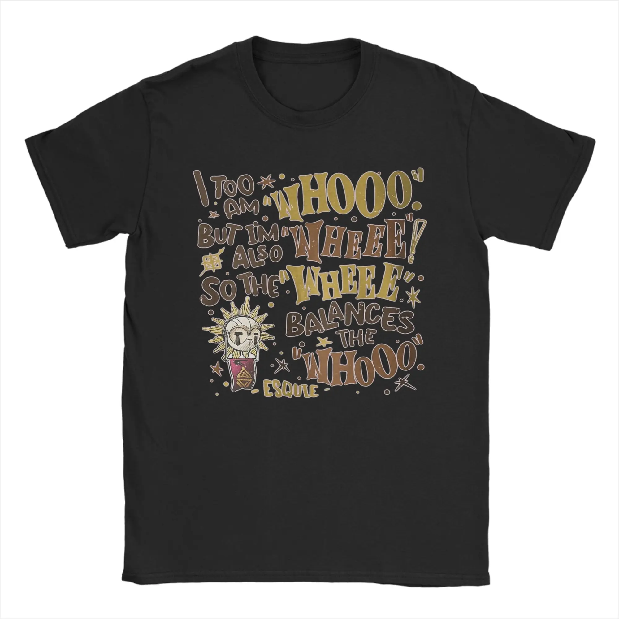 Novelty Esquie Whooo Wheee T Shirt For Men Women O-neck Short Sleeve Clothes Clair Obscur Expedition 33 100%Cotton Summer Tops