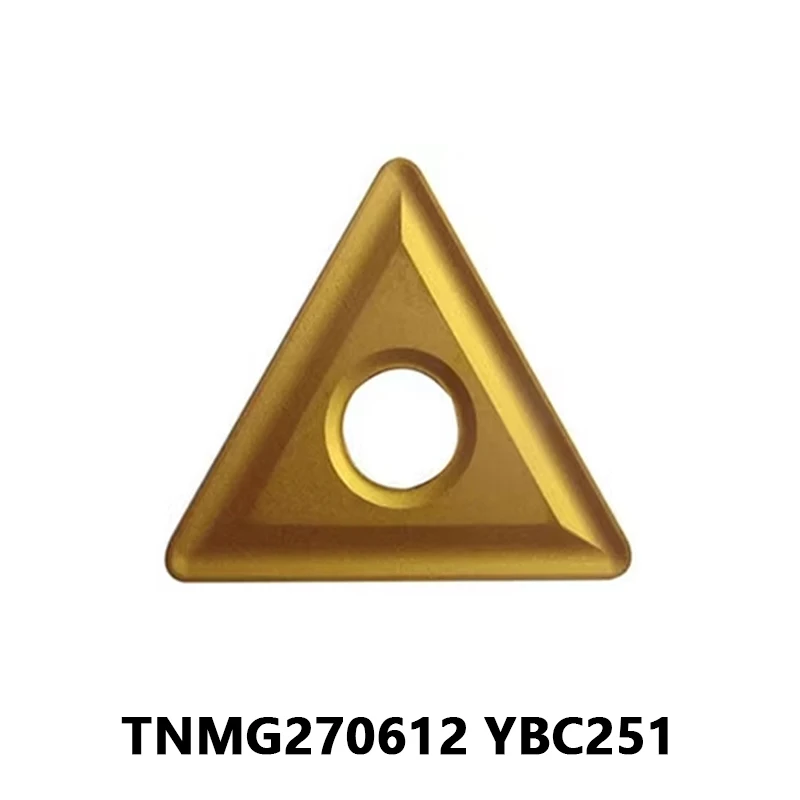 

100% Оригинальные твердосплавные вставки TNMG270612 YBC251 TNMG токарные лезвия 10 шт. токарный станок с ЧПУ для металла инструменты для механической мастерской