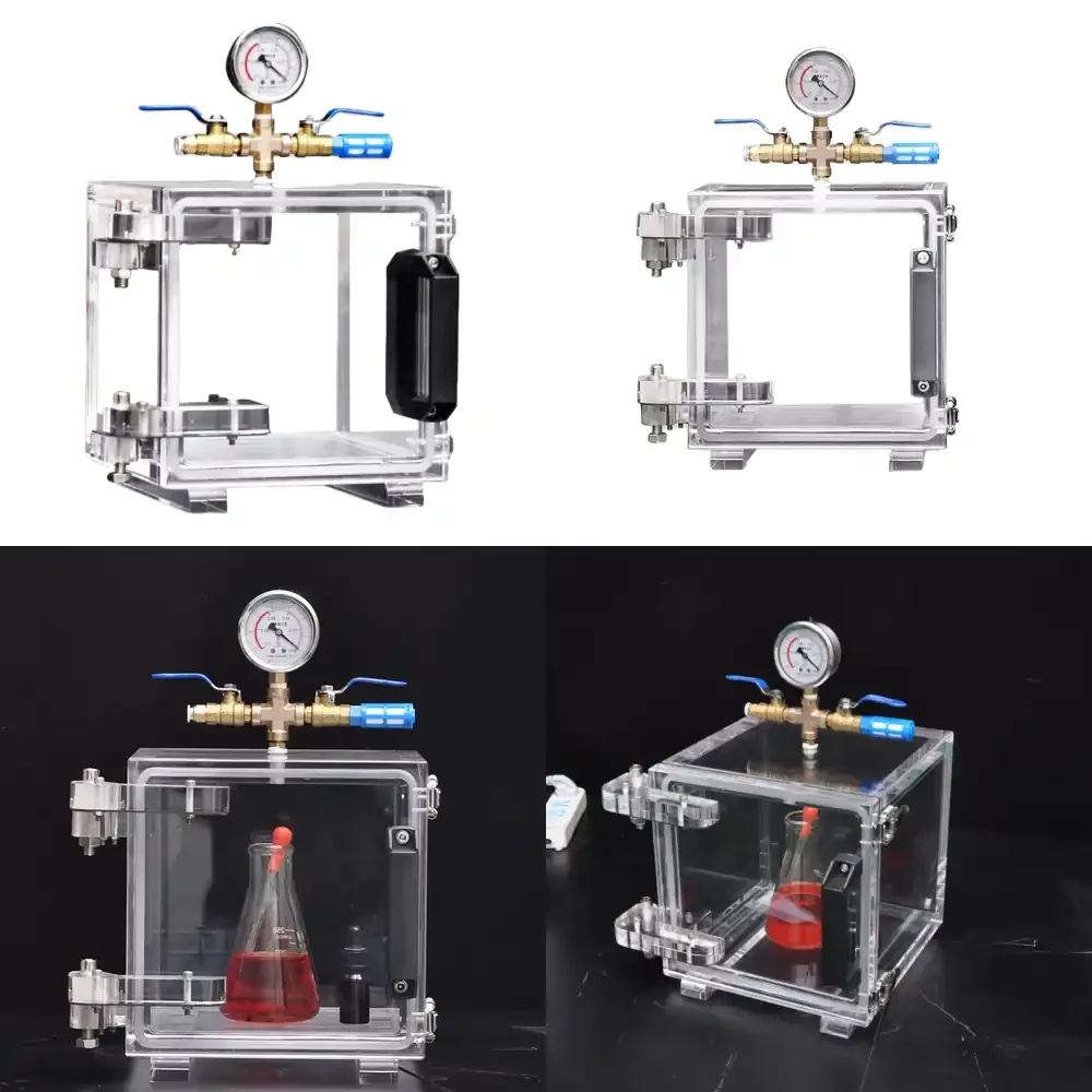 

Acrylic PMMA Lab Requirement Experimental Air Isolator Argon Negative Pressure Vacuum Box