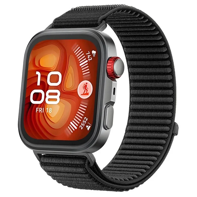Bracelet en Nylon pour Huawei Watch Fit 3/4/4 Pro, Original, officiel, remplaçable, pour Huawei Watch Fit 4/Pro, respirant