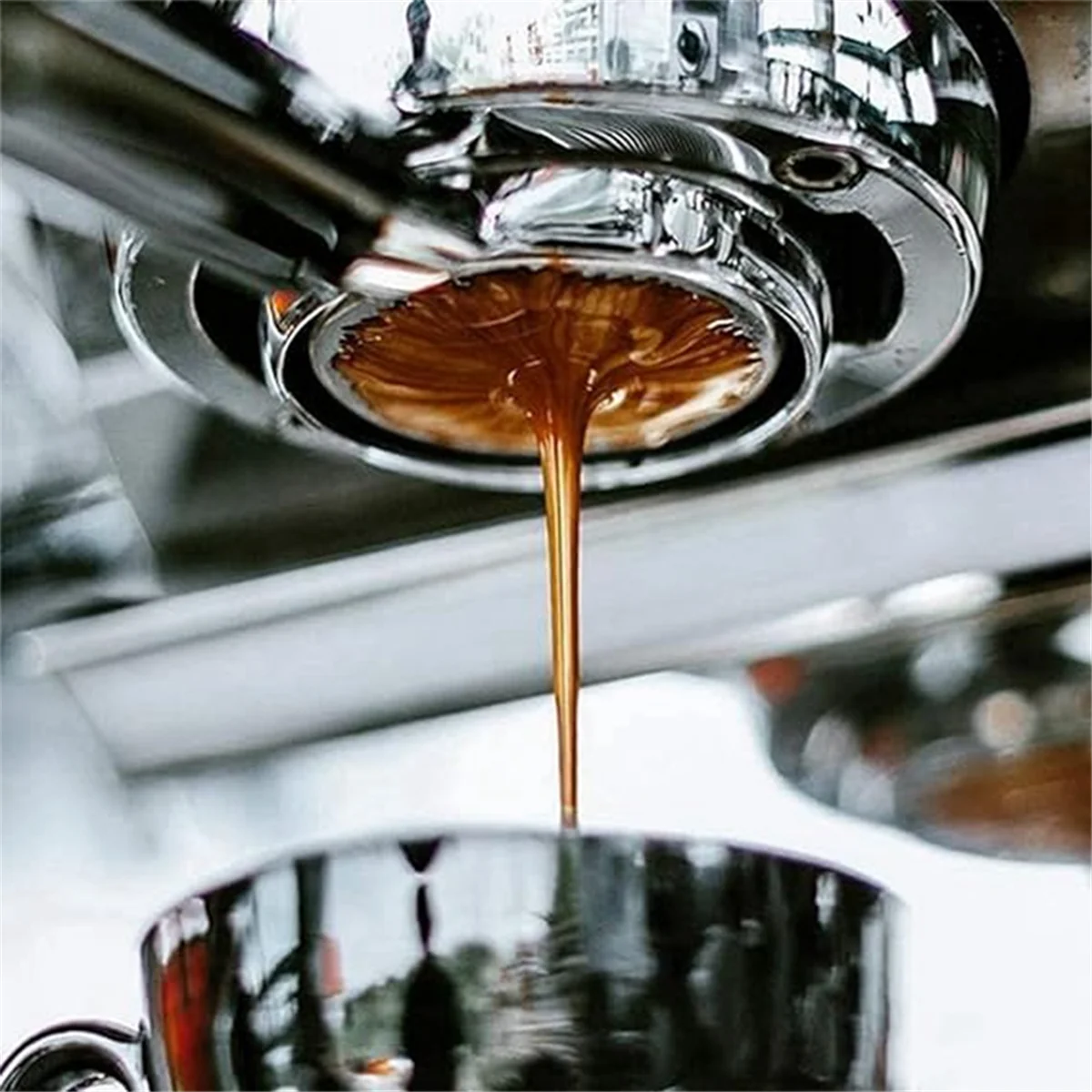 51mm Portafilter for ECP3420 EC155 BCO430 EC260, 51mm Bottomless Portafilter 2 Ears Replacement Parts