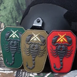 PVC Scorpion Unit Armband Militaire klittenbanden Patch Klittenbandsluiting - Tactische moreelbadge voor Outdoor Vest Molle Rugzak