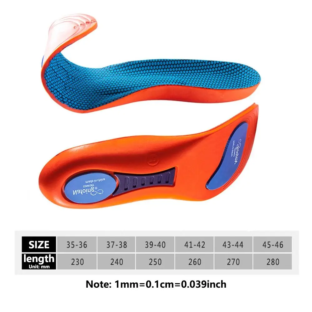 Running Shock Absorbing Breathable Cushion Anti-Slip Arch Orthopedic Insole Massage Foot Pad Arch Support Insoles - Image 6