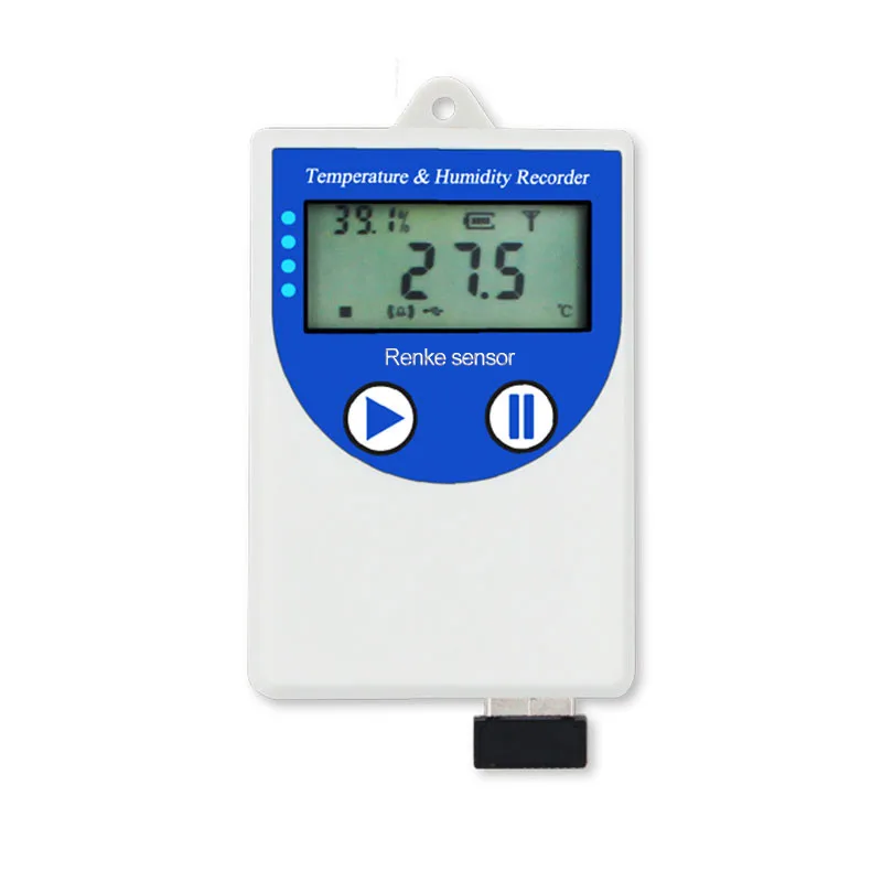 2 Years Warranty Usb Cold Chain Transport Humidity Temperature Data Logger