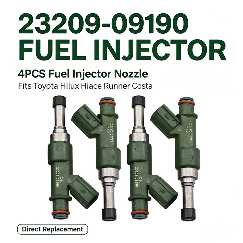 23209-09190 2320909190 Kraftstoffeinspritzdüse für Toyota Hilux Hiace Innova Runner Land Cruiser Costa 2TR-FE Motor Ersatzdüse