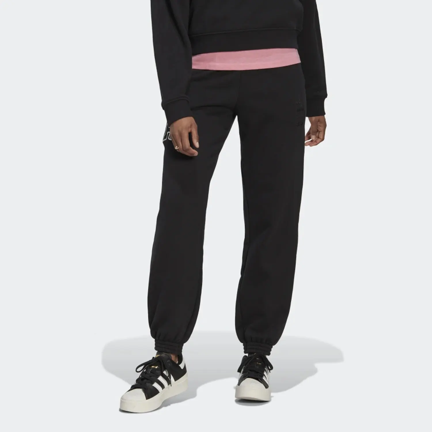 Adidas genuine clover new women's knitted sports running pants HL9084