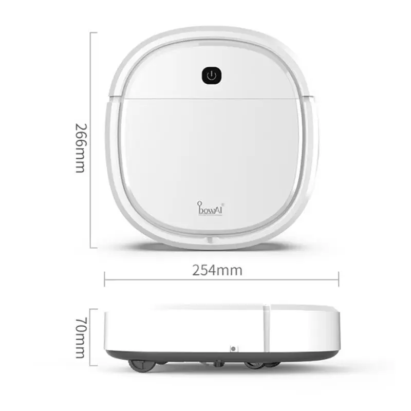 ObowAI Mới Càn Quét Robot Càn Quét Và Lau Nhà Tự Động 2 Trong 1 Máy Hút Bụi Thông Minh Chống Rơi Tự Động chổi Quét Nhà Cho Gia Đình