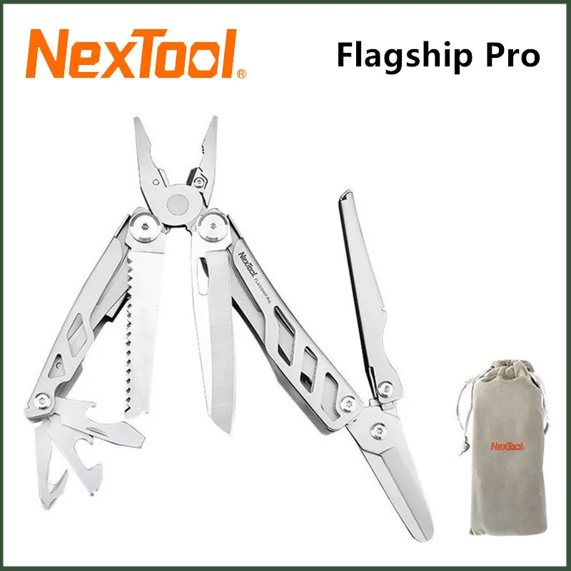 Imagem -02 - Nextool-flagship Pro Multi-ferramenta Alicate Dobrável Canivete Edc Ferramentas Multifuncionais Multiferramenta Tática Acampamento ao ar Livre 16 em 1