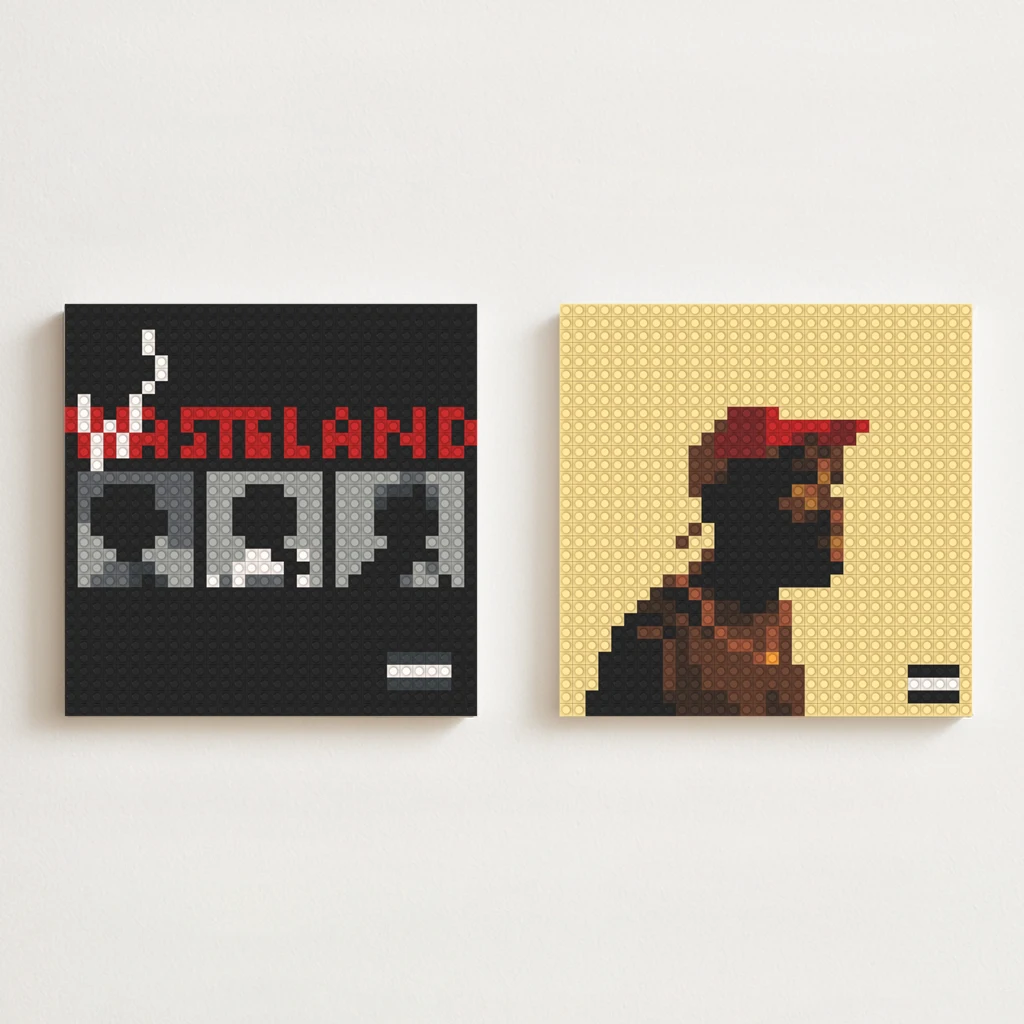 

B-Brent Faiyaz Underground R&B Singer MOC Building Blocks Brick Pixel Mosaic Wall Art For Fan Collection