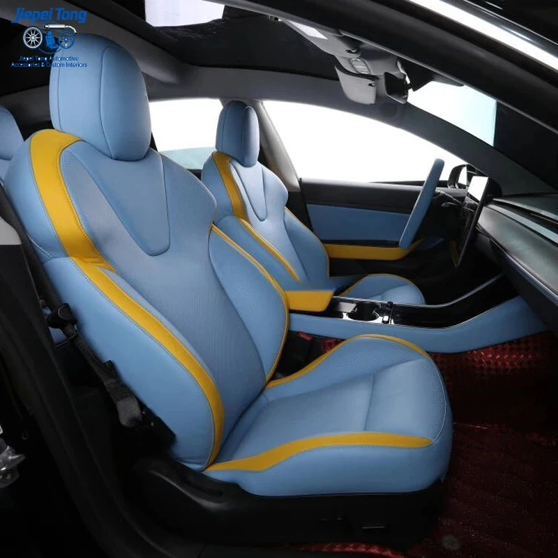 Suitable for Tesla 3/ X/ Model Y Customized Accessories Leather Seat Covers Sports Car Seats