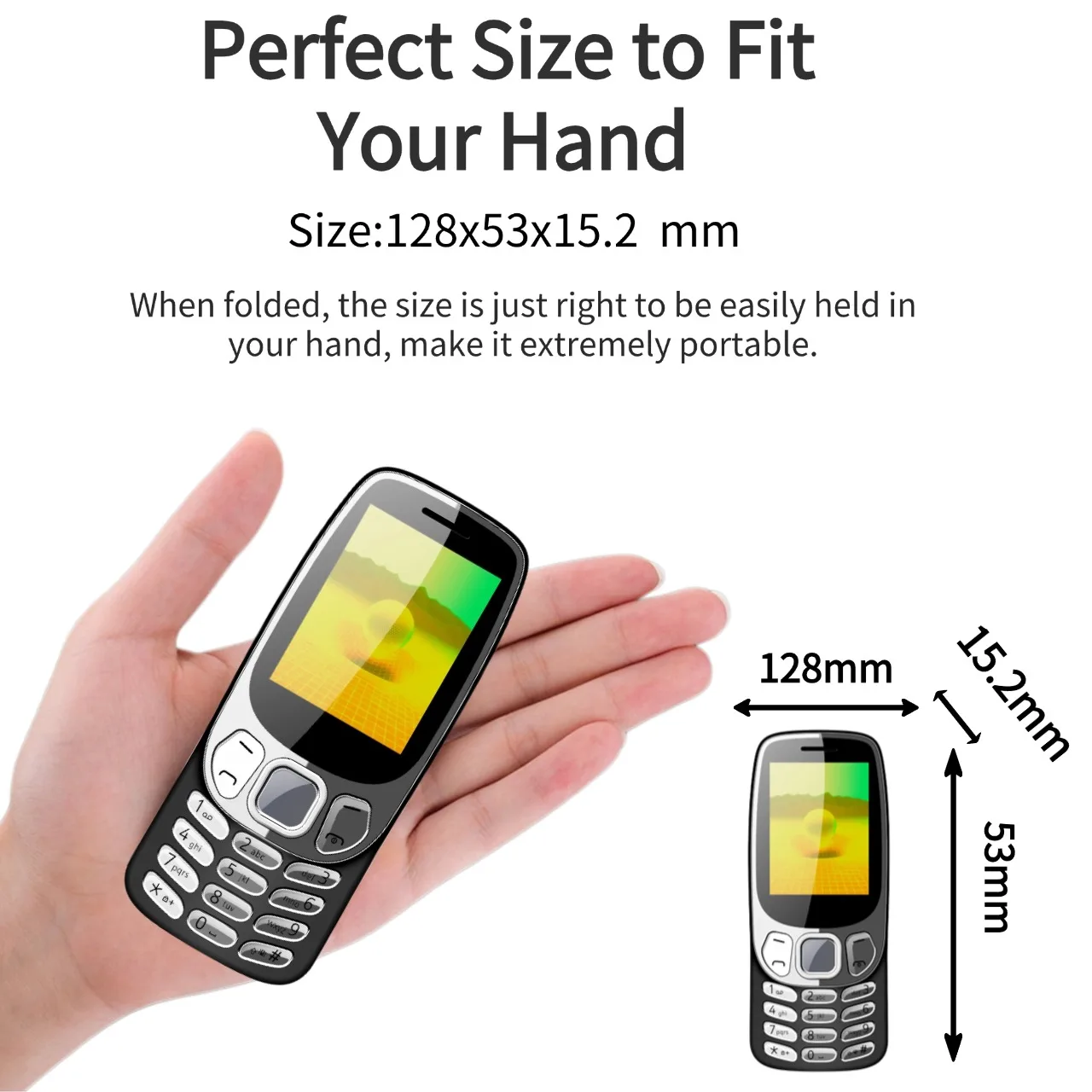 Mafam S3210 شاشة كبيرة منخفضة الإشعاع 2.4 بوصة GMS 2G بلوتوث ثنائي الشريحة عمر البطارية مفتاح كبير ميزة بأسعار معقولة الهاتف