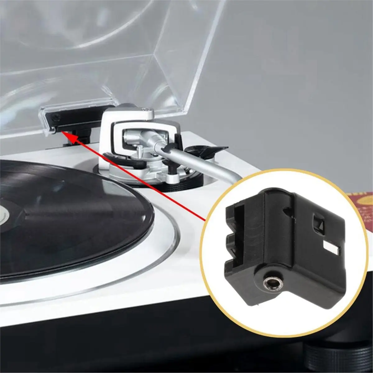 2Pcs Dust Cover Hinge Turntable Replacement Hinge for Sl-H401 Sl-Q Sl-Bd Sl-Dd SL-5 Turntable Accessories