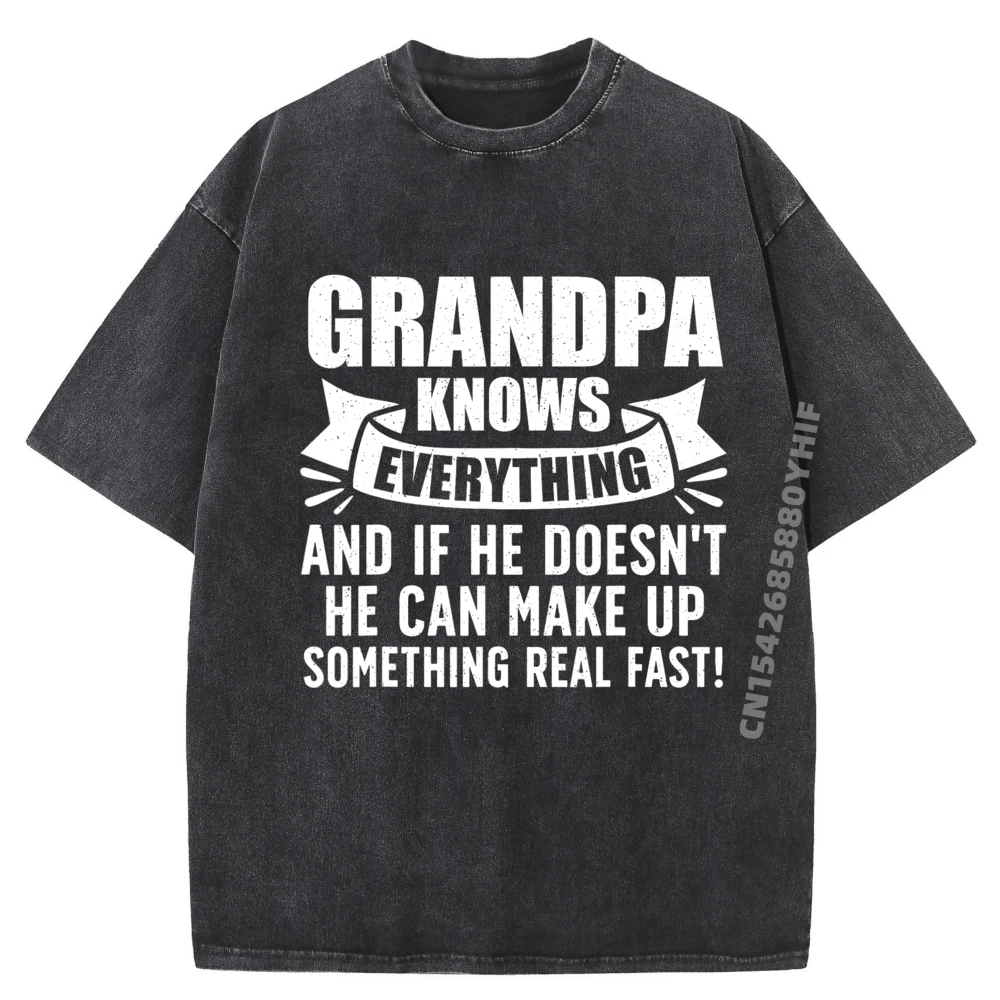 

Funny Grandpa Art For Grandpa Men Grandfathers Day Papi Mens Clothing Plus Size Summer Funky T Shirts Washed Tee Shirt