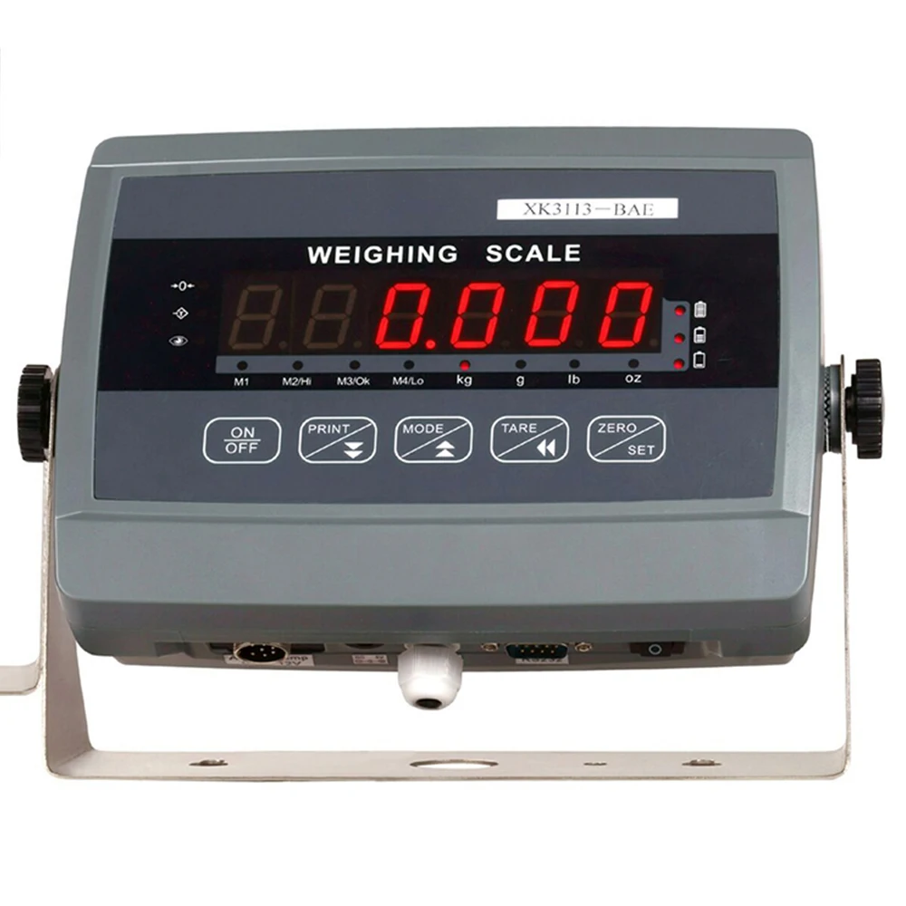 for 3 colors alarm light lcd led print function weighing indicator digital electronic weighing indicator with printer