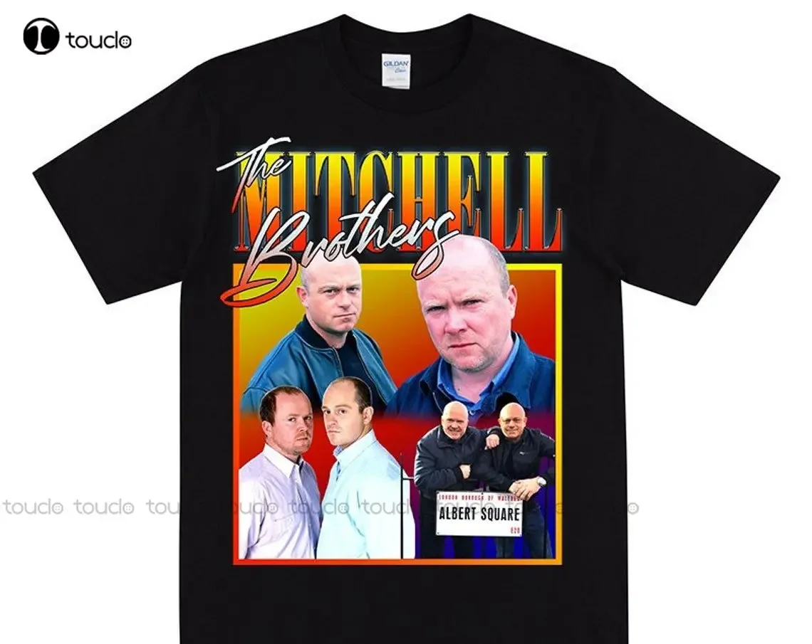 The Mitchell Brothers T-Shirt For Eastenders Fans Grant & Phil Tribute Tee Tv Soap Themed Tshirt Peggy Sam Phil Grant