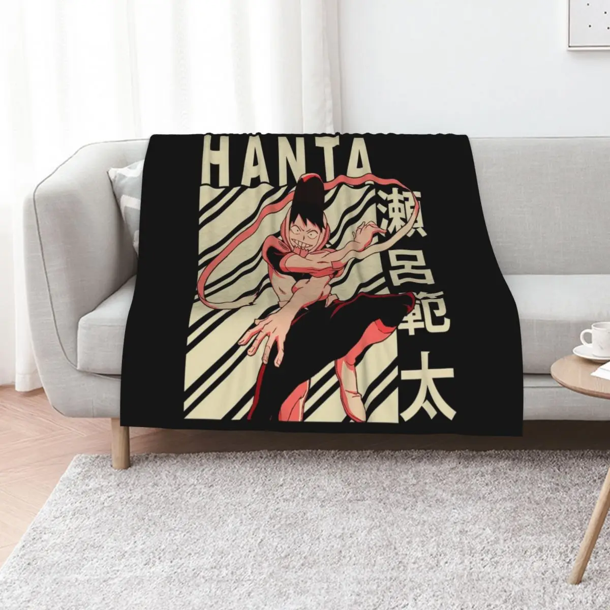 

hanta sero Vintage Art Throw Blanket Furrys Decorative Throw Fashion Sofas Flannel Fabric Blankets