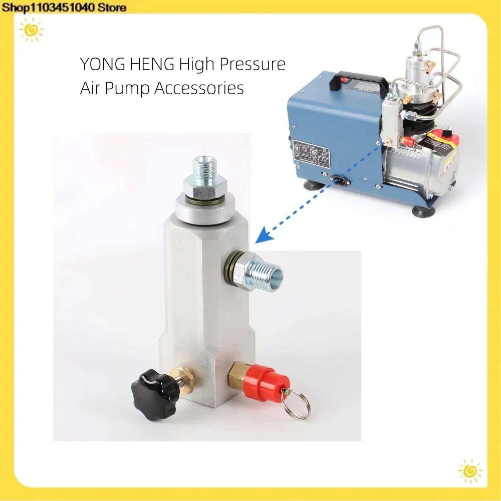 YONGHENG High Pressure Air Compressor Pump Maintenance Accessory Low Pressure Valve aluminium Air Pump Block