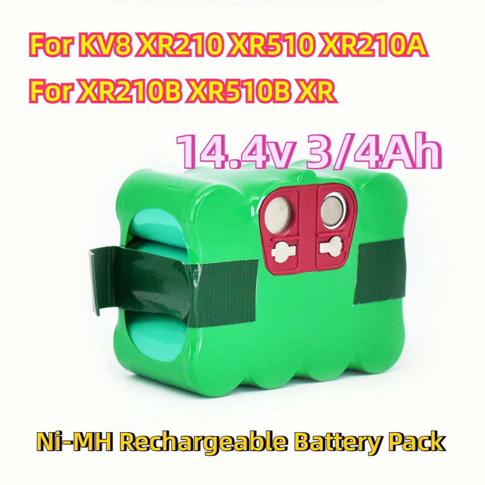 

For KV8 XR210 XR510 XR210A XR210B XR510B XR 14.4V SC Ni-MH Rechargeable Battery Pack 3/4Ah Vacuum Cleaner Sweeping Robot