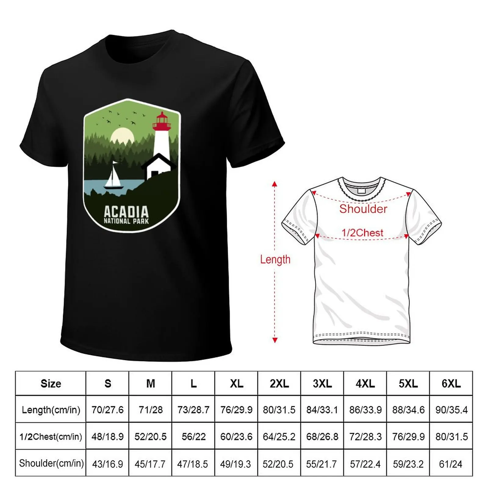Acadia National Park American Since 1919 Shirt T-Shirt man t shirt luxury T-Shirt