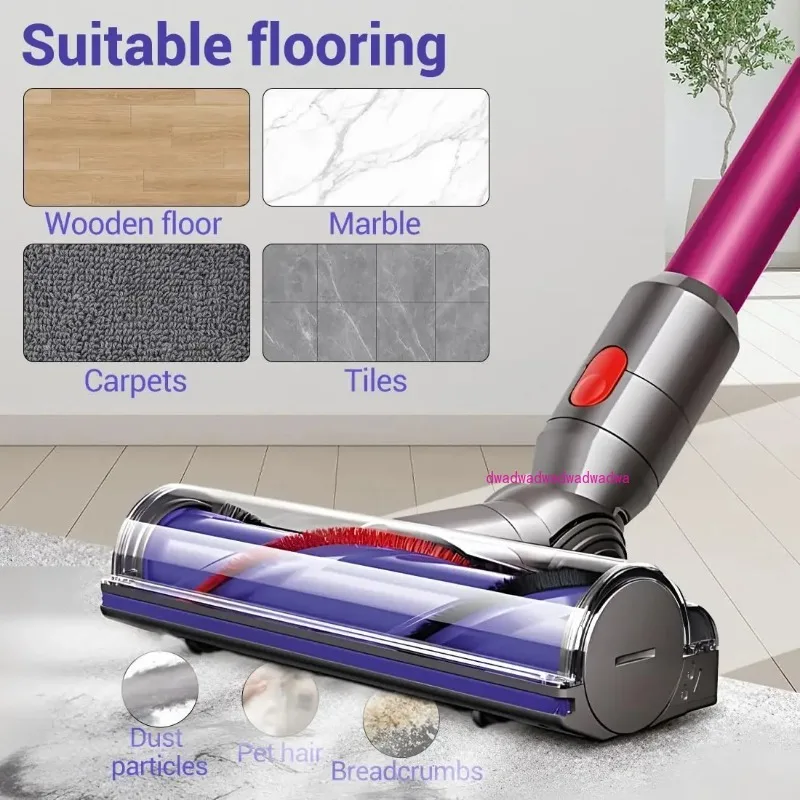 

Motorized Brush for Carpets and Hard Floors Brush Head Compatible for Dyson Vacuum Cleaner V7, V8, V10, V11, V15 - Motorhead, Tu