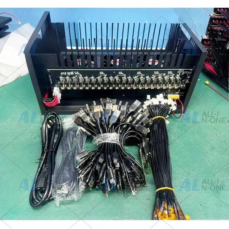 Hub2.0  20 ports USB/OTG group control chassis Phone Farm devices with multiple models, adjustable fan speed