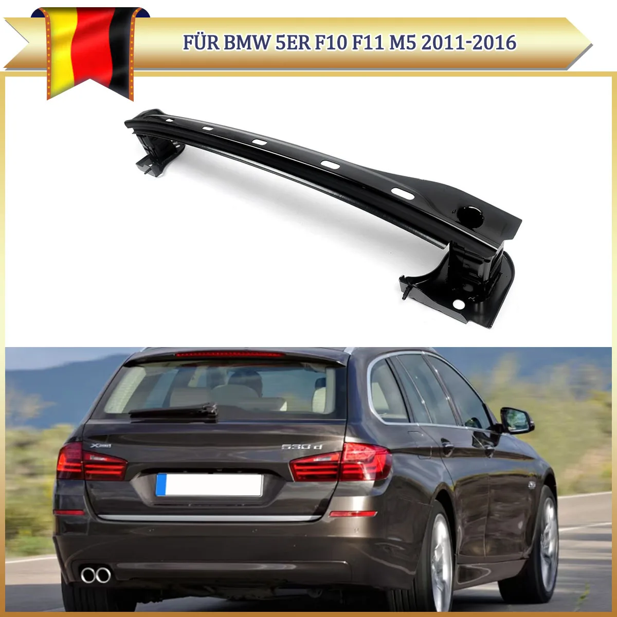 

Усилитель заднего бампера для BMW 5 серии F10 F11, балка-усилитель 528i 535i 550i M5 2011-2016, детали каркаса заднего бампера