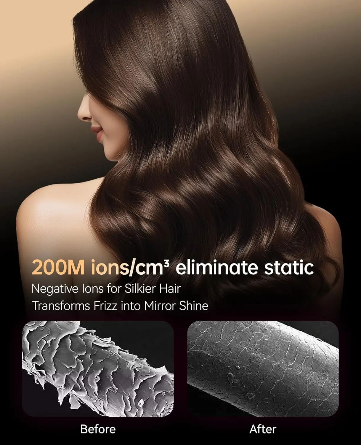 مجفف شعر، مجفف شعر مع ناشر، مجفف شعر احترافي 21000PRM، محمول خفيف الوزن وسريع الجفاف، بلو أيوني سلبي