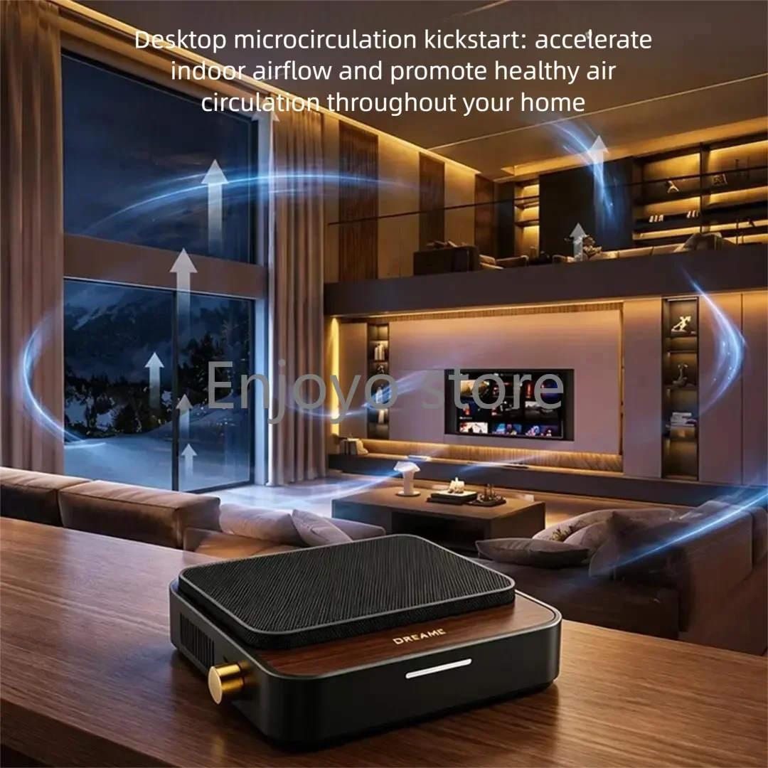 Dreame SP3 Desktop Air Purifier Negative Ion Generator Formaldehyde Remover Smoke Pet Smell Air Cleaner for Bedroom Car Travel