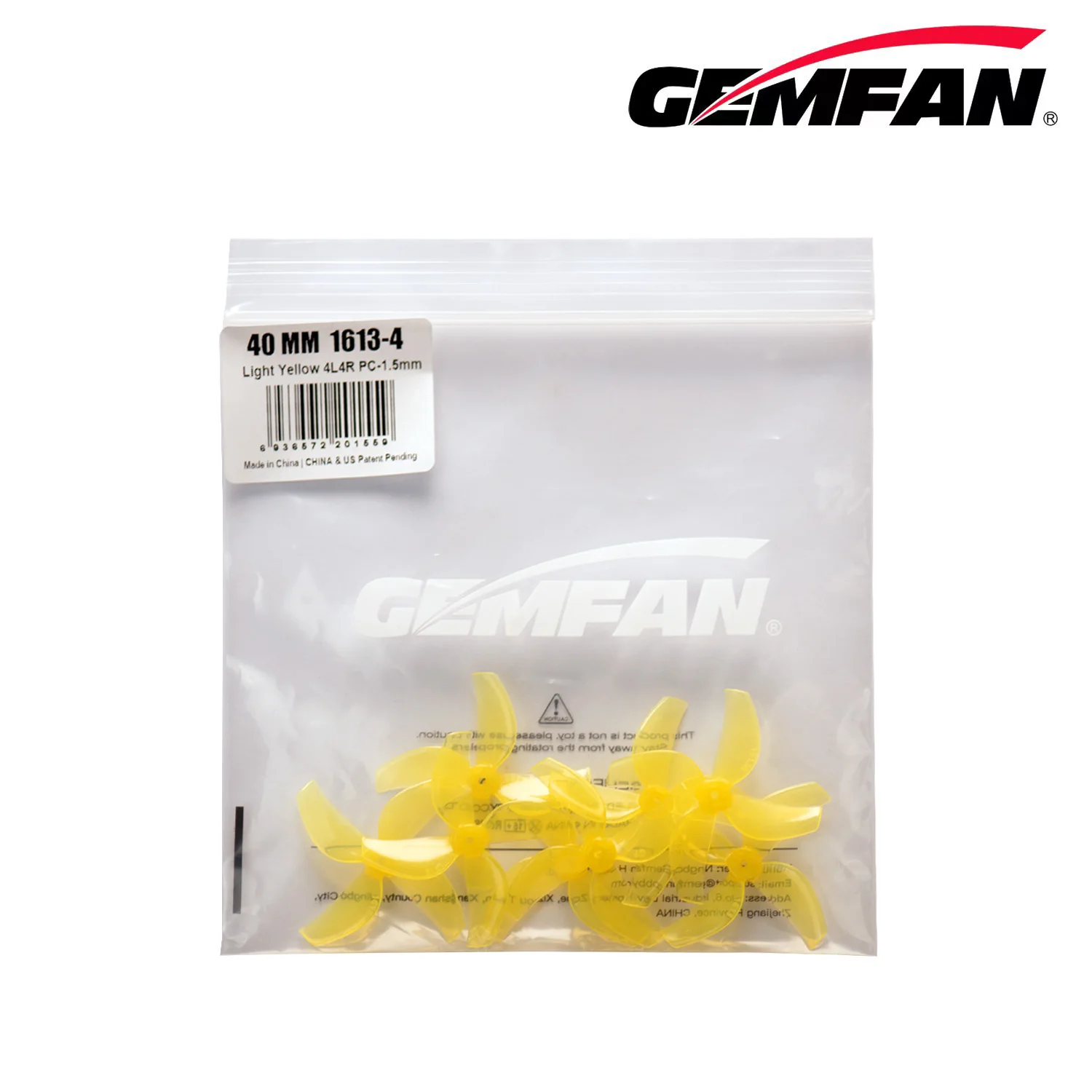 8 Stück 4 Paar Gemfan 1611 1613 1614 40mm Propeller 3-Blatt 4-Blatt Prop 0802 FPV Brushless Motor für FPV 80mm Racing Whoop Tiny Drohne – Detail 13