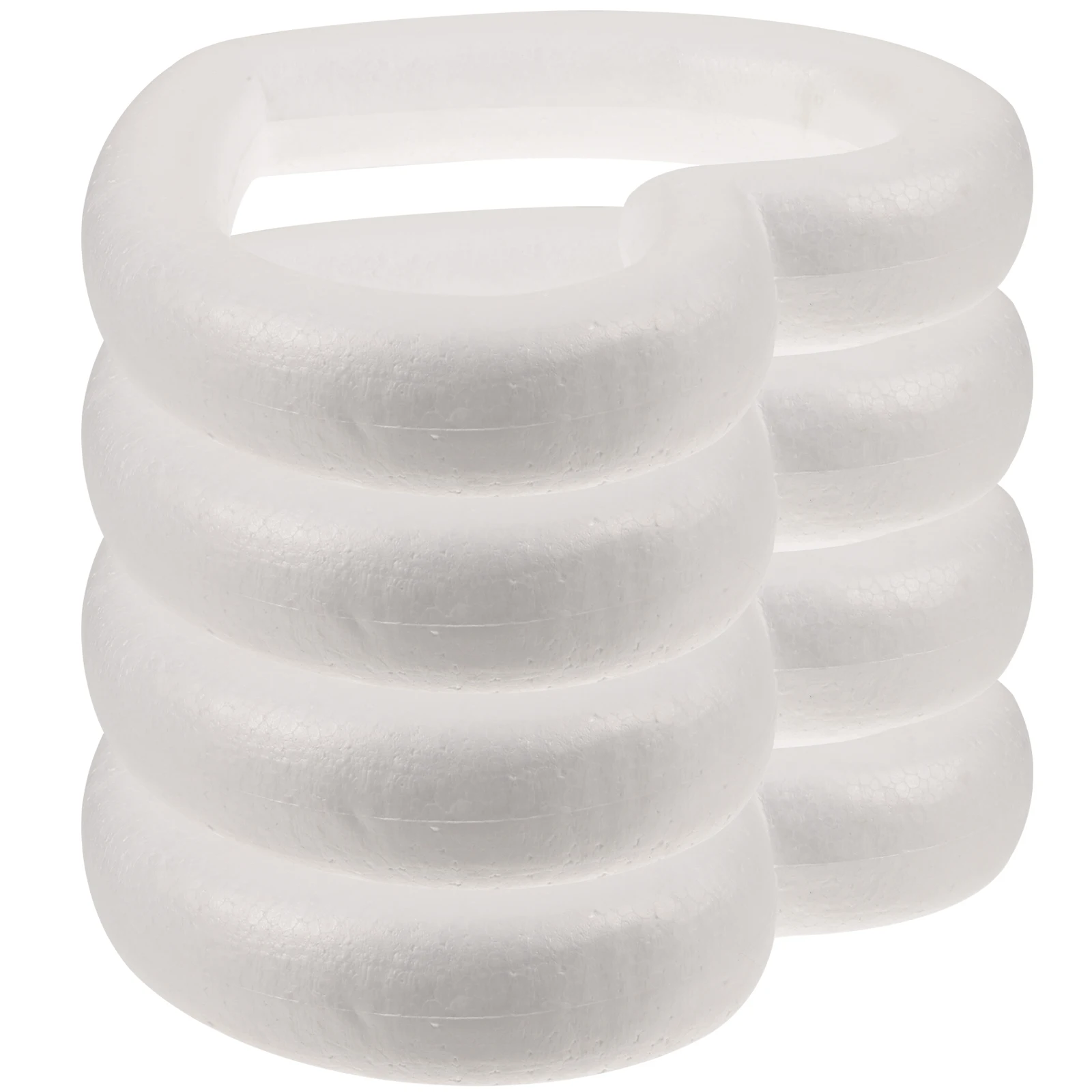 

4 Pcs Heart Shaped Polystyrene Forms Wreaths Craft Rings DIY Children Activities Church Preschool Home Christmas