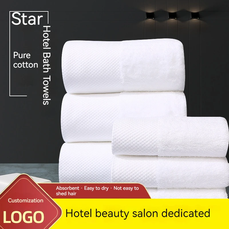 100% Cotton Face Towel Home Hotel Bathroom White Towels spa sauna beach towel  toalha bathroom accessories  toalla de microfibra