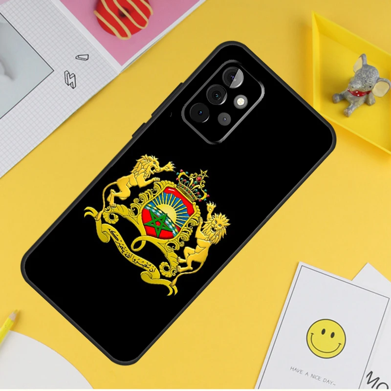 Maroc marroquino marroquino caso bandeira para samsung galaxy a55 a35 a25 a15 a51 a71 a12 a32 a52 a13 a33 a53 a14 a34 a54