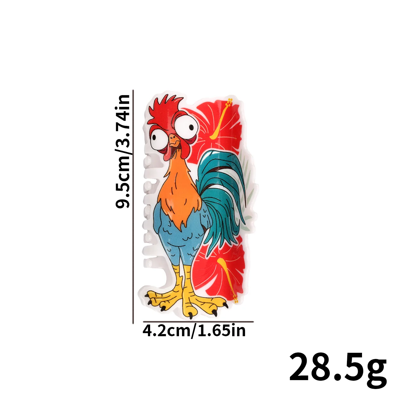 1 шт./2 шт. официальная заколка для волос Disney Moana, заколки в стиле фэнтези в форме Heihei (петух) и Pua (свинья)