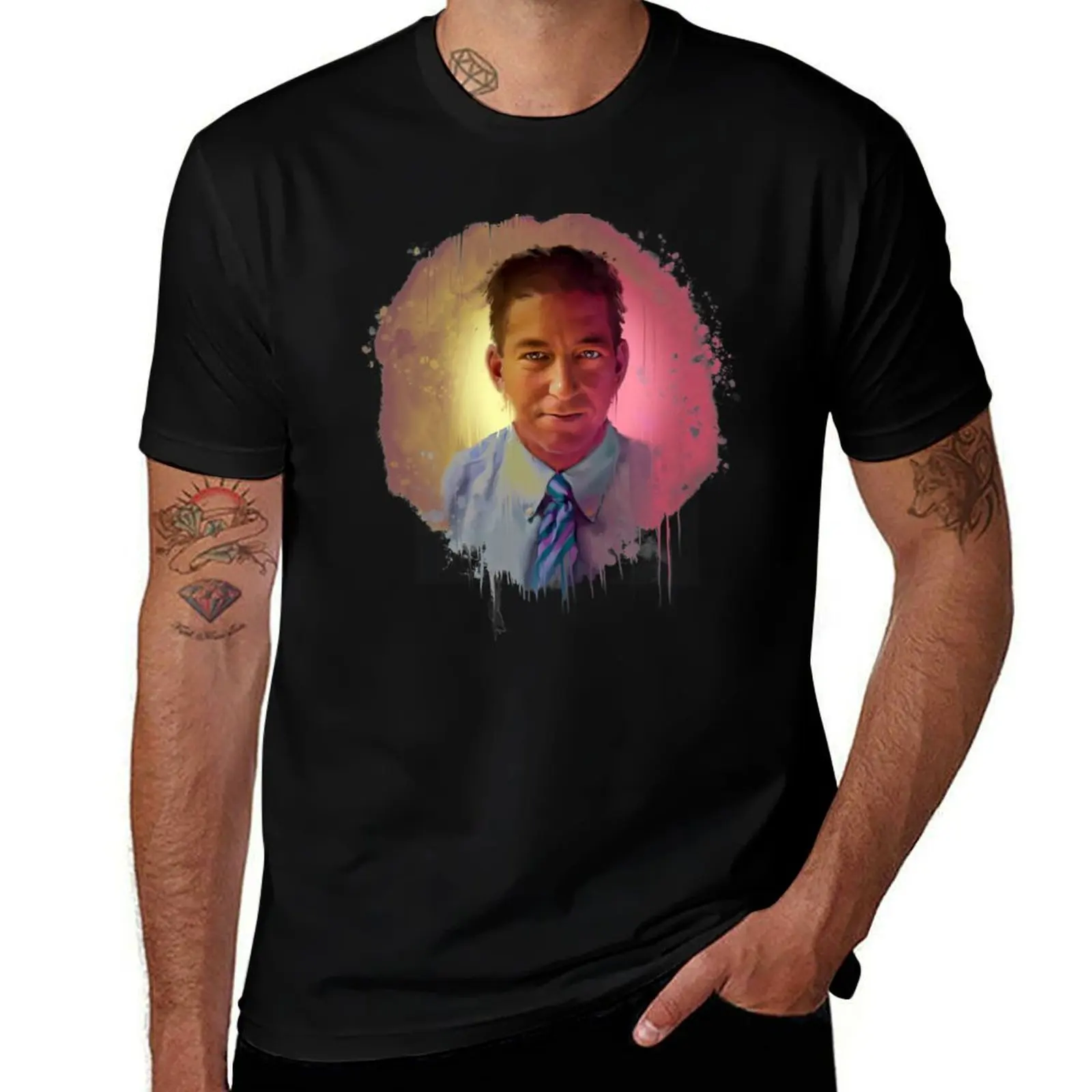 

Glenn Greenwald shirts T-Shirt topping anime figures blue lock tee shirts for men