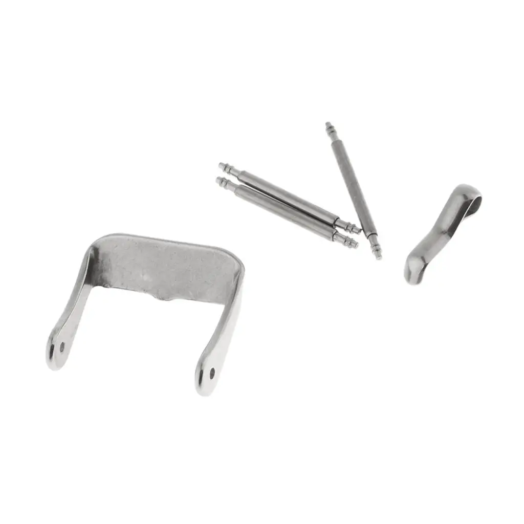 Blesiya Stainless Steel Strap Replacement Buckle Pin Spring Bar