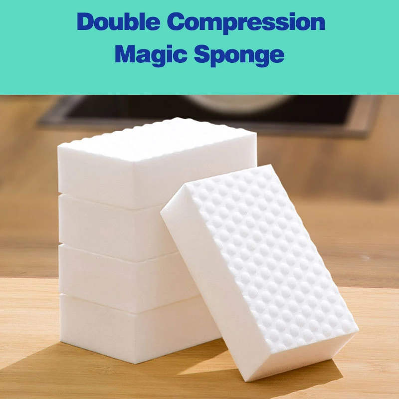 20/40pcs/Lot Magic Sponge Eraser White Melamine Sponge Dishwashing 100*70*30mm Kitchen Bathroom Office Cleaner Cleaning Tools