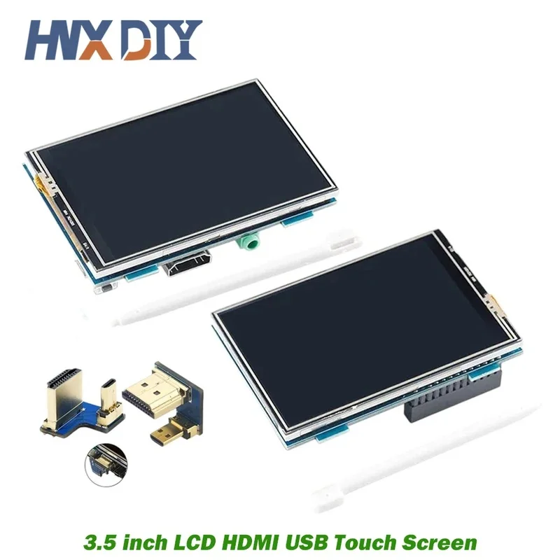 for Raspberri 4 LCD HDMI USB 3.5 inch Touch Screen Real HD 1920x1080 LCD Display Py for Raspberri 3 Model B MPI3508