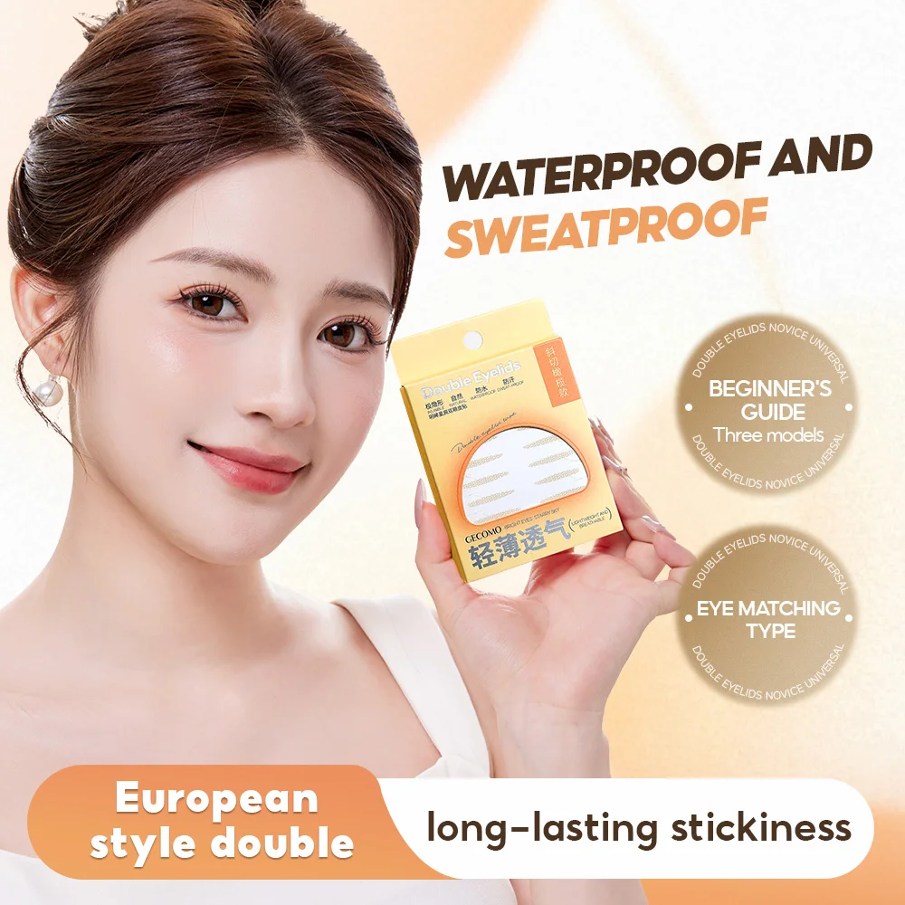 120 PCS Double Eyelid Stickers Natural Invisible Long-lasting Shaping Big Eye Beauty Tapes For Single Eyelid Person Eye Makeup