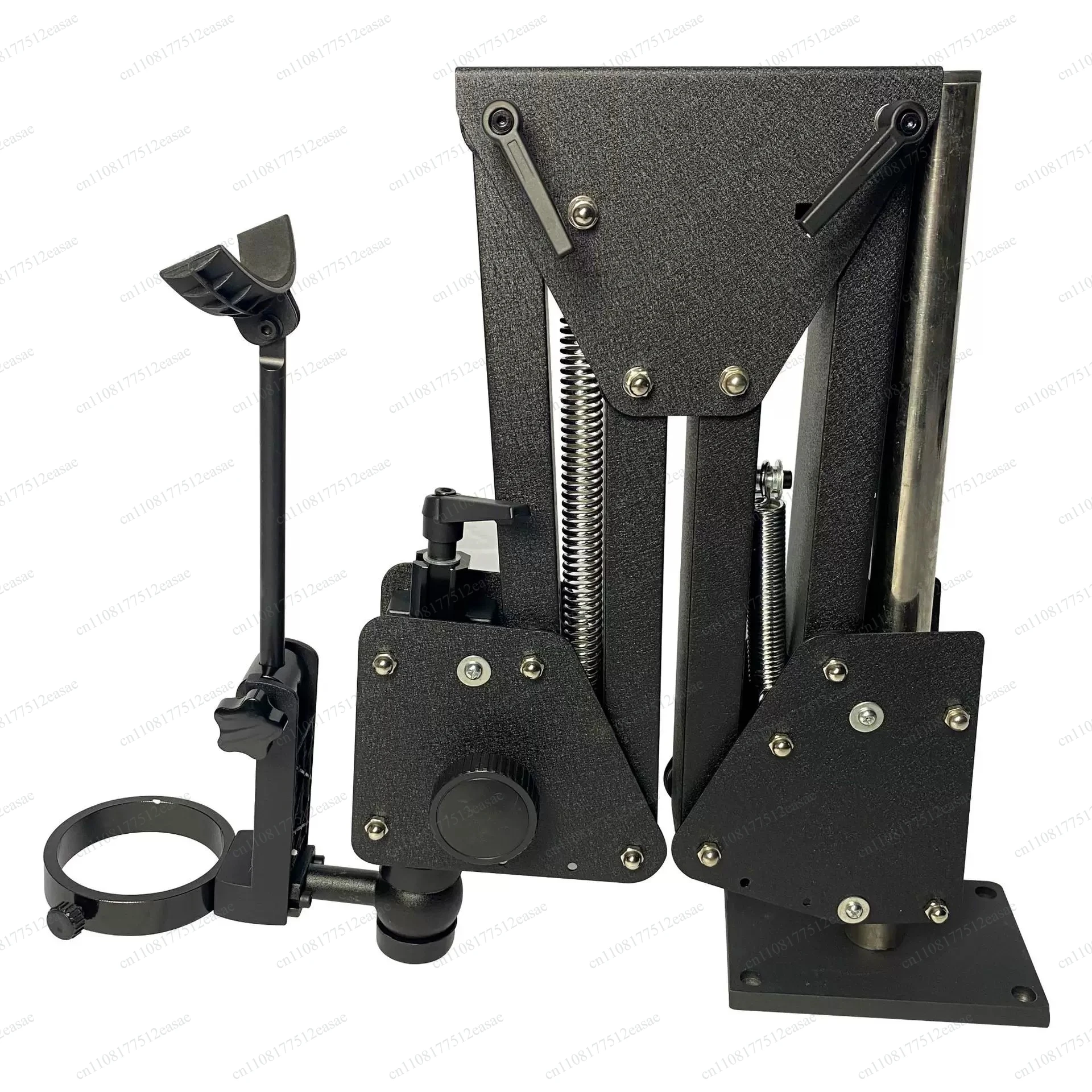 Flexible Arm Microscope Stand 77mm 85mm Diameter Stereo Microscope Support Bracket Jewelry Setting Magnifier Holder Tool