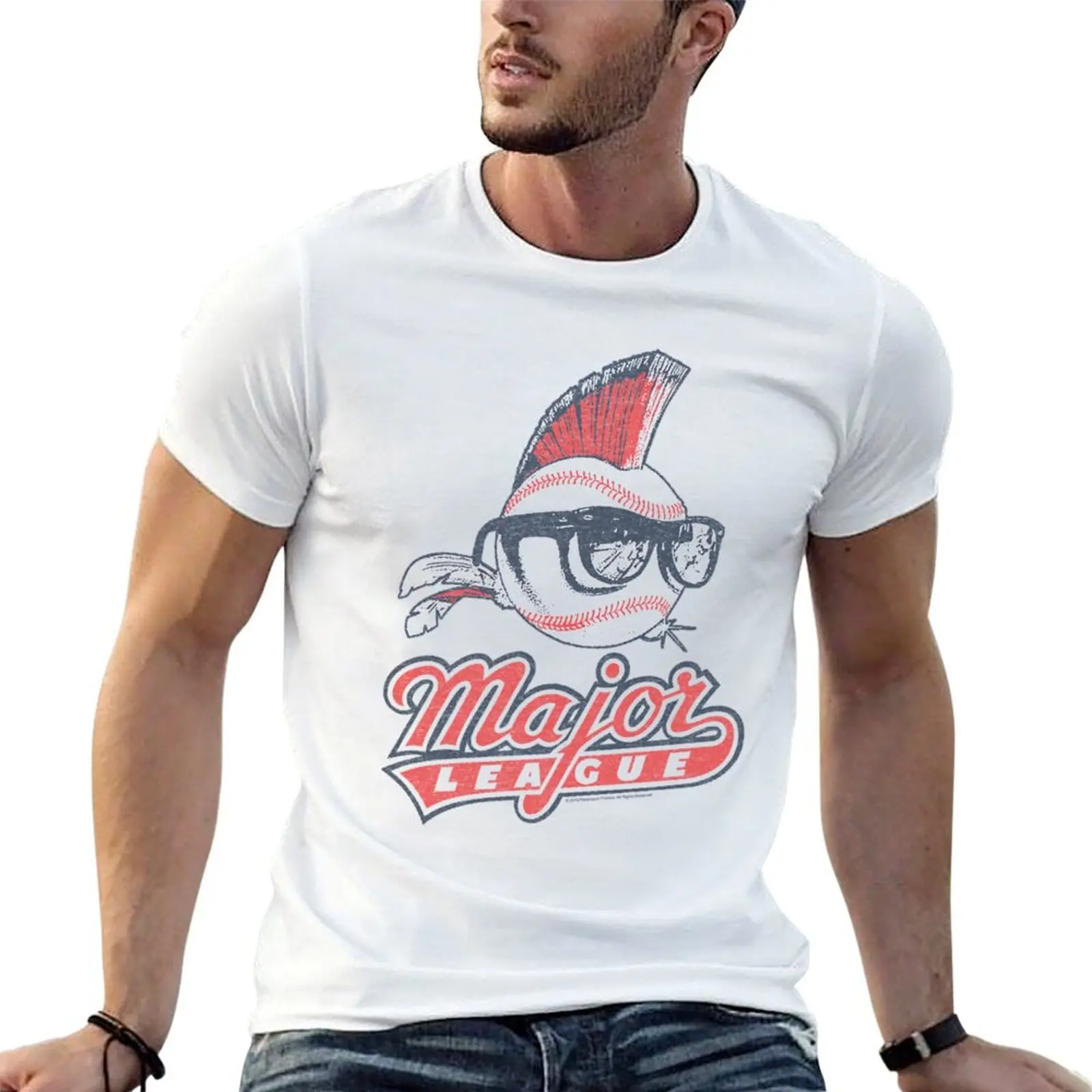 major league vintage logo brand a transparent T-Shirt graphic tee shirt blacks t shirts men