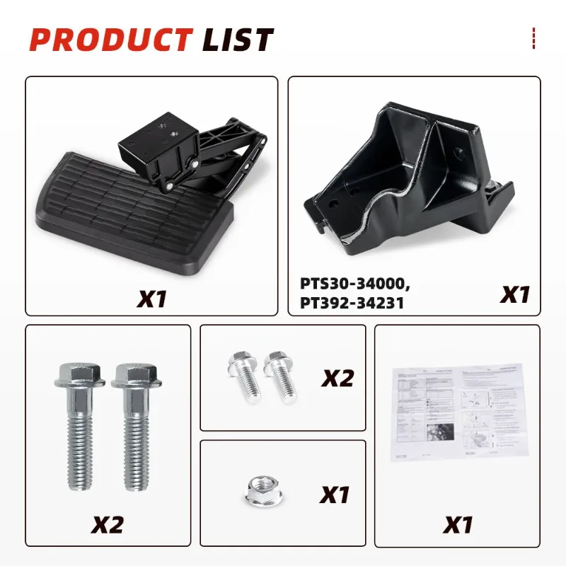 Car rear pedal PT392-34231 PTS30-34000 for 22-24 years Toyota Transit