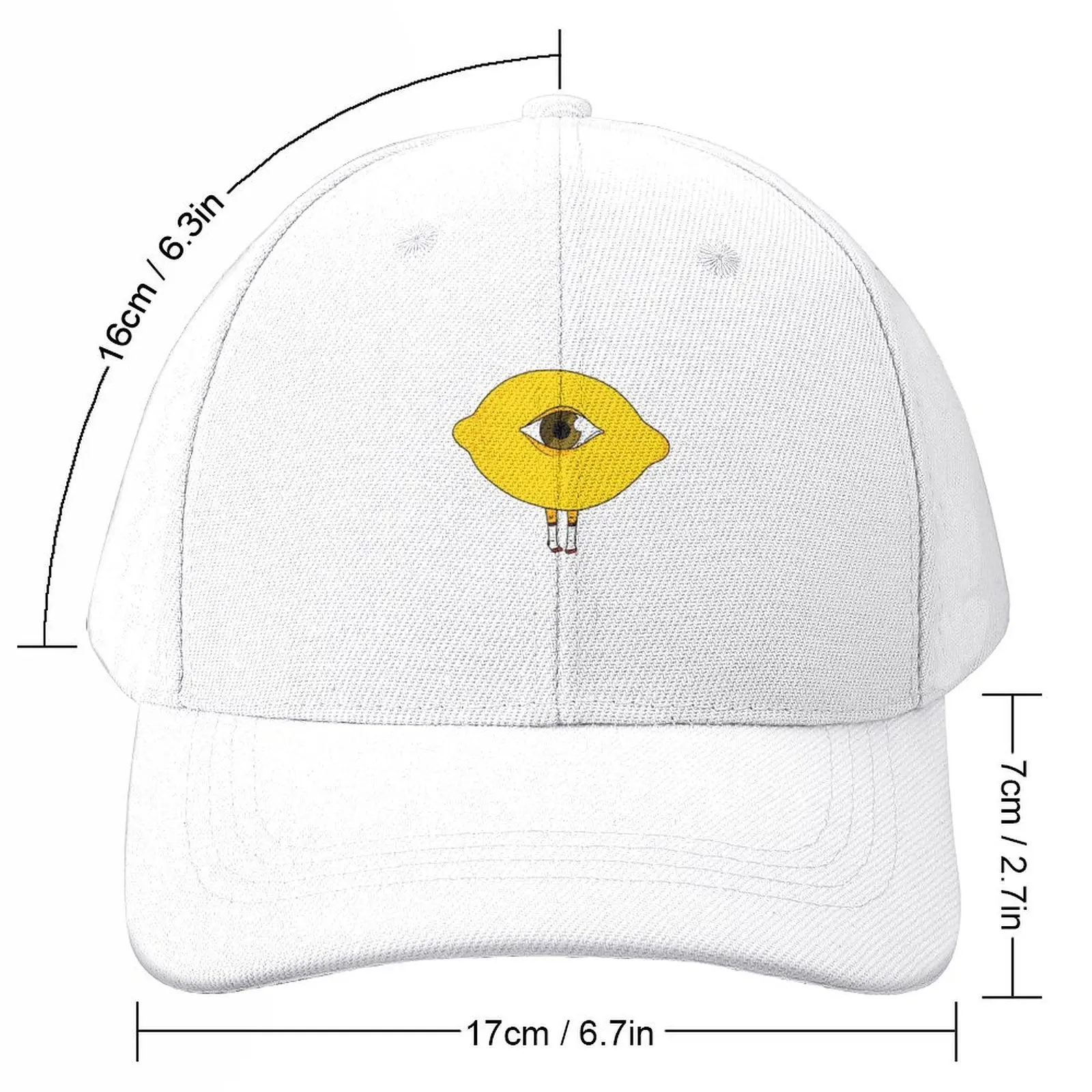 Cyclops Lemon Baseball Cap Military Cap Man Luxury Hat Girl'S Hats Men's